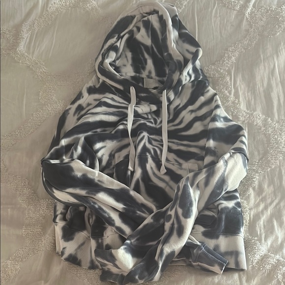 Lucky Brand Sweaters - Lucky Brand Monochrome Tie-Dye Hoodie